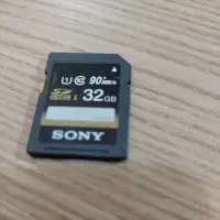 在飛比找蝦皮購物優惠-二手SONY SF-32UY3 SDHC 記憶卡 32GB 