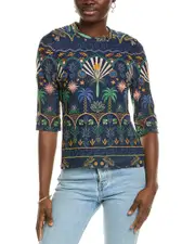 Johnny Was Kaia Mesh T-Shirt