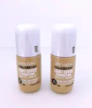2 x Revlon ColorStay Light Cover Foundation 240 MEDIUM BEIGE