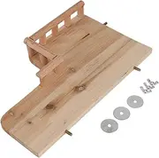 Wooden Corner Platform Shelf Rest, Wooden Parrot Hamster My Neighbor Totoro Birdcage Stands Hamster Climbing Small Pet Cage Accessories Toys