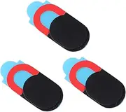 DOITOOL 6PCS Webcam Privacy Cover Slider Black Oval Shutter Stickers for Laptops Tablets Phones Enhance Security and Peace of Mind with Durable Design