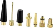 HEALLILY 1Set Bike Pump Adapter Professional Inflatable Tools for and Valves Includes Inflation Needles and Adapters for Bicycles Balls and More