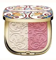 Dolce & Gabbana Illuminating Powder Duo Blush- Solar Glow