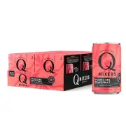 Q Sparkling Grapefruit Beverage 7.5 Fl Oz Pack of 24 Tart Refreshing Drink