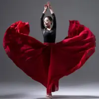 在飛比找Yahoo!奇摩拍賣優惠-漫舞精靈 360度大擺裙成人芭蕾舞裙 舞台裝 表演服 唐吉軻
