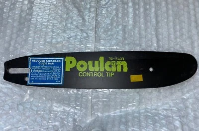 OEM Poulan Chainsaw 10" LP3/8, 50 Guage Low Kick Back Control Tip Bar 530044248