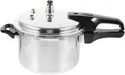 [IMIKEYA] Pressure Cooker Pot Capacity with Polished Composite Base Compatible with Gas and Induction Stoves Ergonomic Design for Safe Cooking for Canning