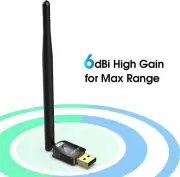 USB WIFI ADAPTER for PC Computer Wireless Network Dongle High Gain Antenna EDUP