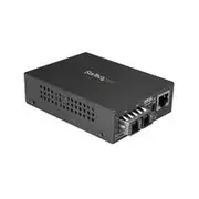 StarTech Gigabit Ethernet to SC Fiber Media Converter - 1000Base-LX - Single-mode - 10 km MCMGBSCSM10