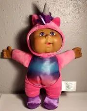 NEW Cabbage Patch Kids Cuties Bliss Unicorn CPK Baby Doll Pink Purple 10" MINT