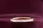Half Eternity Solitaire Sterling Silver 1.50 CT Princess Cut Moissanite Ring