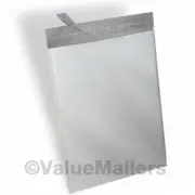 10000 7.5x10.5 WHITE 2.5 MIL THICK POLY MAILERS ENVELOPES SHIPPING BAGS