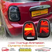 Mini Union Jack LED Rear Lights F55 F56 F57 Sequential Indicators Smoked Upgrade