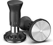 KYONANO 58.5mm Espresso Tamper - Coffee Tamper with Sound Feedback - Impact Tamper Tool Espresso - Espresso Hand Tamper 58.5mm with 4 Spring Loaded Compatible with Most 58mm Portafilter