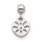 Sterling Silver Mio Memento Dangle Heart Charm