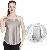 [CNPRAZ] Thole Anti-Radiation Dress Maternity Women Top Pregnant Protection Shield Clothes for Women EMF Shielding Clothing