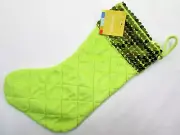 Sequin 14" Lime Green Holiday Stocking Xmas Target