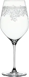 Spiegelau 4192265 Set of 2 Bordeaux Wine Glasses, Crystal Glass, 810 ml, Arabesque