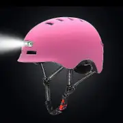 Bike Cycling Motorcycle With Illuminated Warning For Adult Kids M 54-57cm Pink