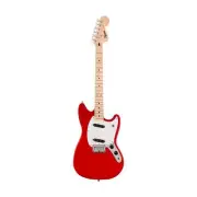 Squier Sonic Mustang Electric Guitar w/White Pickguard, Maple FB, Tor