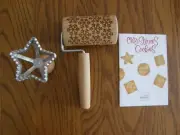 Williams Sonoma Marcato Christmas Cookie Gift Set, Embossed Rolling Pin & Cutter