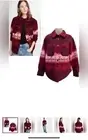 NWT Scotch & Soda Jacquard Shirt Jacket in Aztec Red Ochre color SZ S