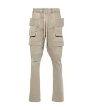 Rick Owens DRKSHDW Drawstring Cargo Pants S,L Nude