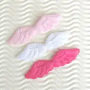 (60 or 90pc) x 2.5" Padded Furry Angel Wing Appliques/Valentine's Day Love ST206