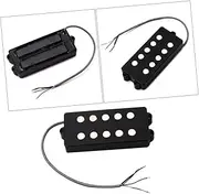 Vaguelly Metal Bass Pickup Set for 4 String Bass Guitar Bridge Neck Open Style Gmb17