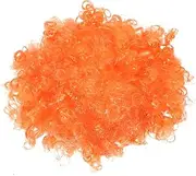 OFFSCH Rainbow Wig neon Orange Wig Circus Clown Fancy Dress Clown hat Men's Clothing Curly lace Wig Women's Wigs Clown Wig for Men Clown Wig for Women Afro Baby boy White Ginger Halloween