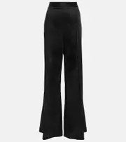 [Simkhai] Simkhai Jordana duchess satin bootcut pants UK 16 black