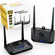 Wireless HDMI Transmitter and Receiver 4K 30HZ, 1000 FT, HDMI Loop-Out, IR Ex...