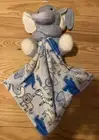 Little Beginnings Blue Elephant Plush Baby Security Blanket NEW Lion Zebra Hippo