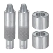 2set Eyelet Hole Punch Die Tool 18mm Grommet Setter Install Tool with Base