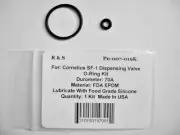 Cornelius SF-1 Dispensing Valve O-Ring Kit / R&S 007-019K / FDA EPDM Material