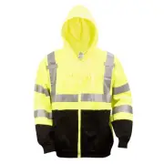 Cordova SJ501H2XL Cor-Brite Type R, Class III Lime Hooded Sweatshirt, 300...