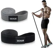 Pull Up Assistance Bands, 98+79 inch High Elasticity Fabric Long Resistance Bands Set for Men and Women, Home & Gyms Fitness, Used for Powerlifting, Resistance, Recovery, Home Workouts (Set of 2)