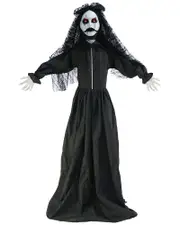 Standing Jaw Drop Bride Animated Halloween Decoration 1.7m
