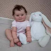 Lifelike Reborn Doll, 20 Inches 50 Cm Reborn Doll, Handmade Soft Full Body Silicone Baby, Cute Realistic Newborn Baby Doll for Boys and Girls, Full Body Washable Holiday Present