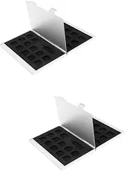RORPOIR 2pcs Memory Card Storage Box Case Holder Cards Container Organizer for