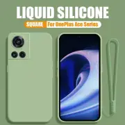 Liquid Silicone Shockproof Case For OnePlus ACE 10 9 8 Pro 11 9R 8T Phone Cover