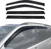 AUSGO Weathershields Compatible with Toyota Kluger 2003-2007, Weather Shields Window Visors Wind Deflectors Sun Rain Guard 4PCS Set