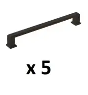 *LOT OF 5* Amerock Appoint 7-9/16 in. (192 mm) Oil Rubbed Bronze Drawer Pull