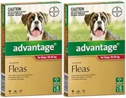 Advantage for Large Dogs 10 to 25Kg Red 12 Pack