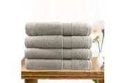 Softouch 4 PCS Ultra Light Quick Dry Premium Cotton Bath Towel 500GSM 4*Bath Towel