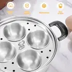 Egg Poacher Stainless Steel Poached Egg Maker Pot Egg Poaching Pan with 4 dg`W