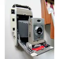 在飛比找蝦皮購物優惠-過氣古董珍藏拍立得蛇腹相機 Polaroid 850(含閃燈