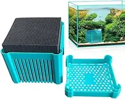 Fish Tank Filter – Aquarium Activated Carbon Cube for Fish Tanks | Charcoal Filtration Block for Freshwater and Marine Aquariums, Removes Odor and Impurities, Aquarium Water Cleaner and Supplies