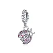 Sterling Silver Ladybug Dangle Charm