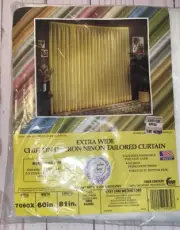 Window Panel Chiffon Dacron Ninon Tailored White Sheer Curtain 60w X 81L